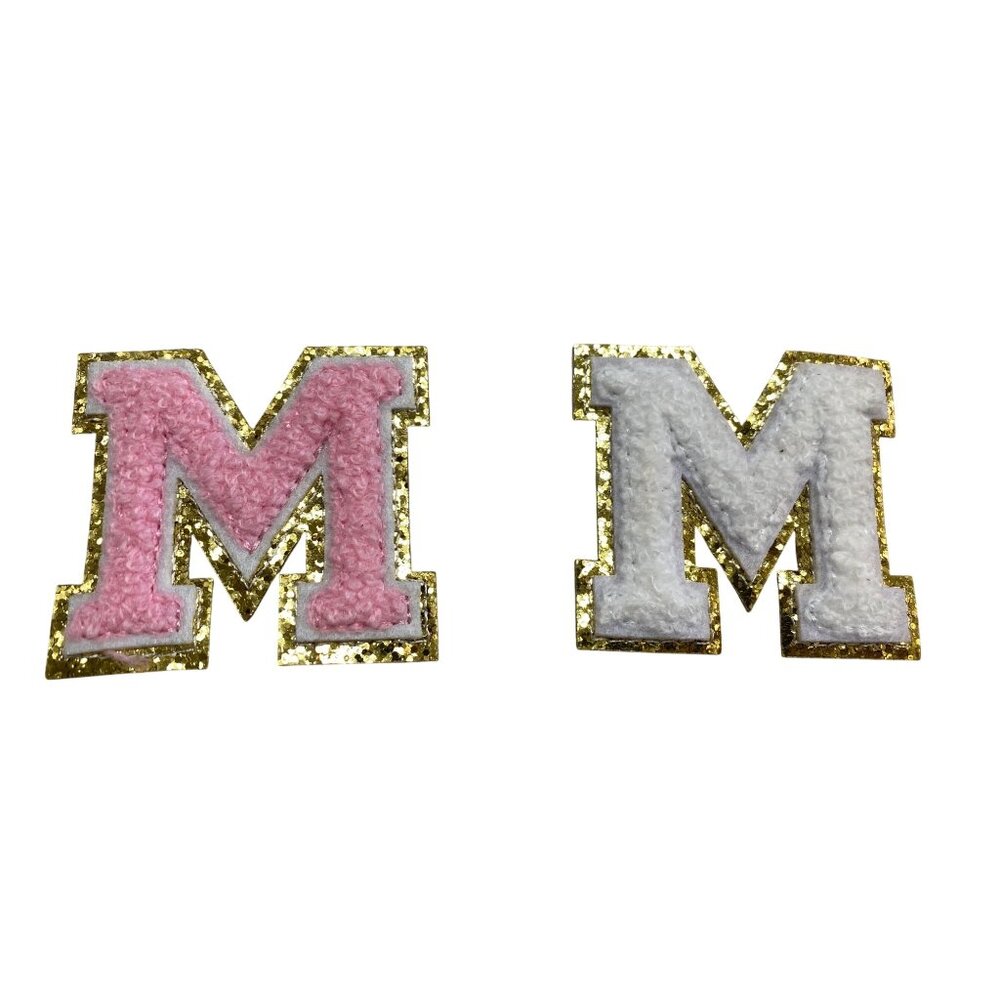 Silicone Cup Accessory Pack Letter M - Monogram Initial Mug Bling Set - Picture 2 of 4
